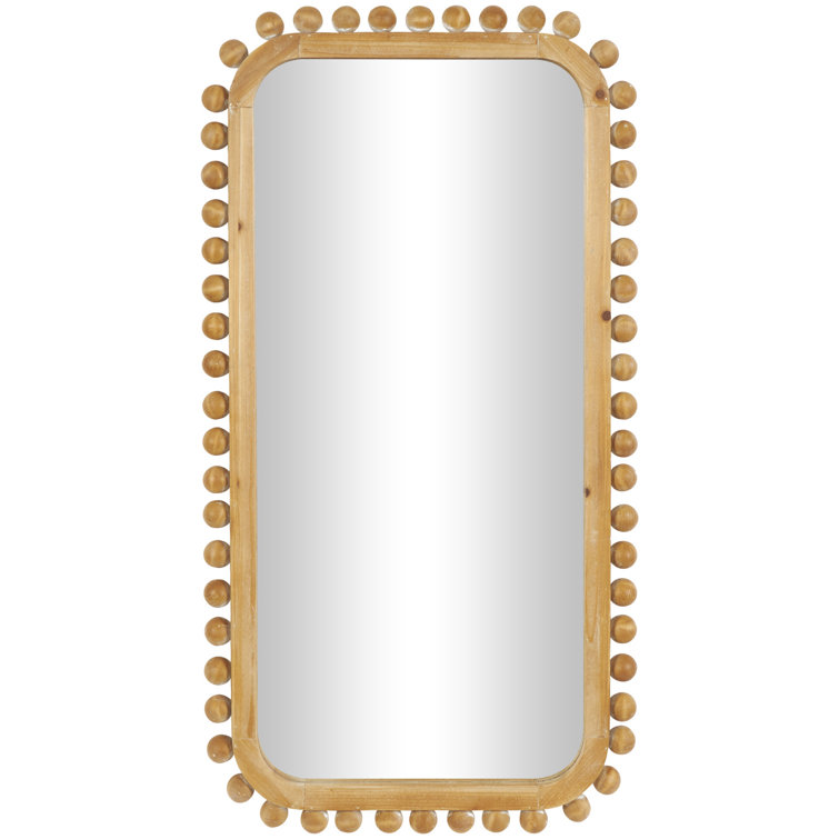 Vernie Solid Wood Rectangle Wall Mirror & Reviews Birch Lane